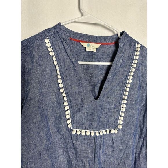 Boden 100% Linen Tunic Top - Picture 4 of 12